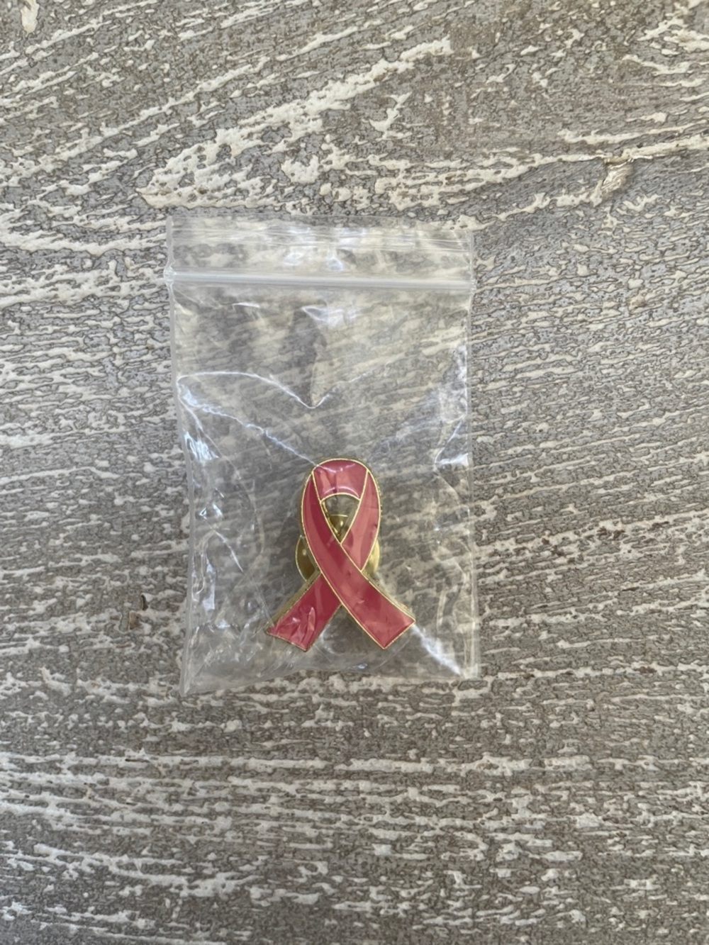 Breast Cancer Pink Awareness Ribbon Enamel Pin